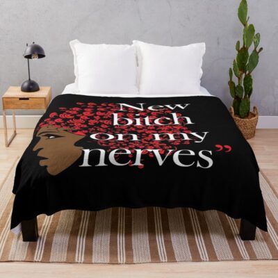 Sza Blood Stain Lyric Art Throw Blanket
