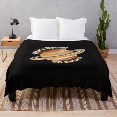 Sza Better On Saturn Aesthetic Throw Blanket