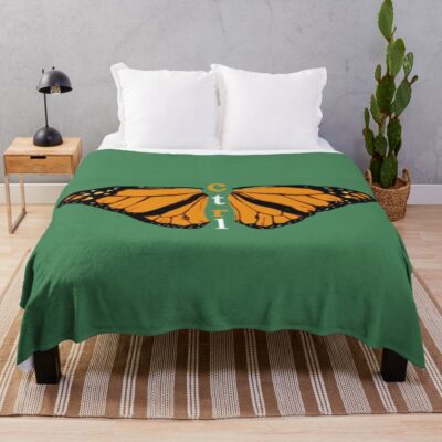 Sza Ctrl Butterfly Aesthetic Throw Blanket