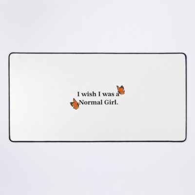 Sza Normal Girl Lyric Design Mouse Pad