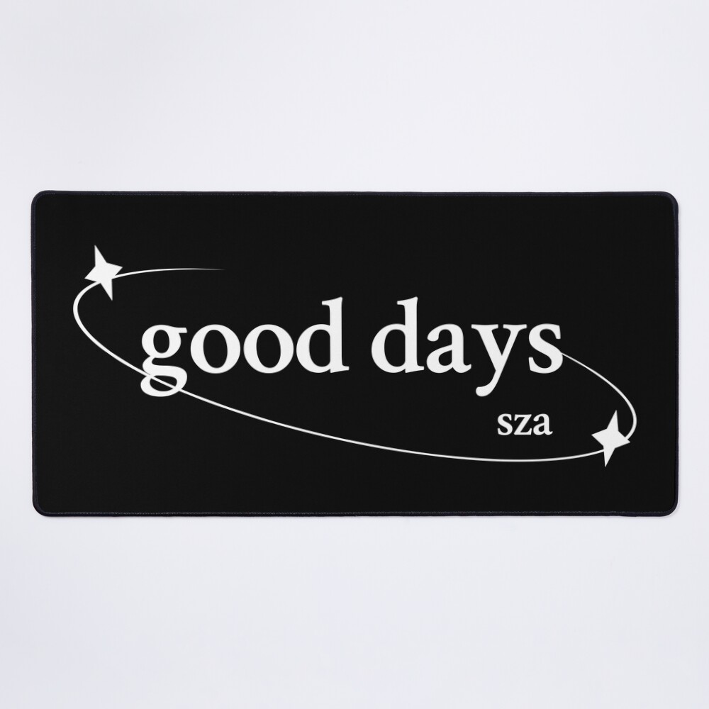 Sza Good Days Minimal Aesthetic Mouse Pad