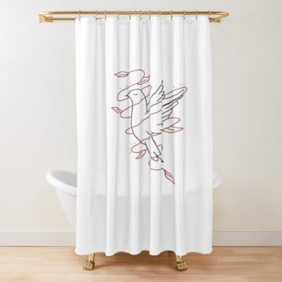 Sza Doves In The Wind Design Shower Curtain