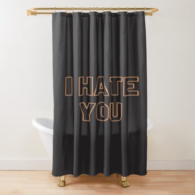 Sza I Hate You Lyric Design Shower Curtain