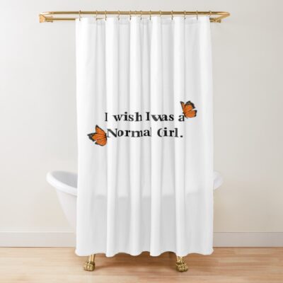 Sza Normal Girl Lyric Design Shower Curtain