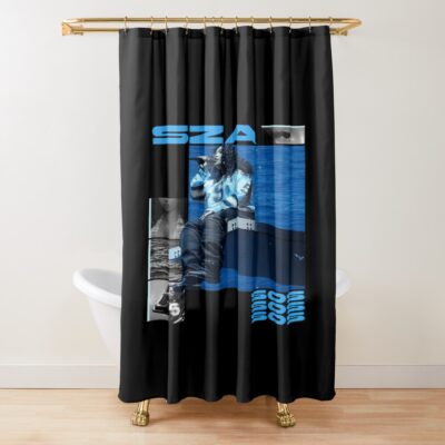 Sza Sos Vintage Graphic Edition Shower Curtain