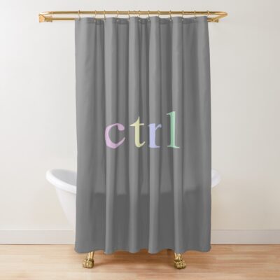 Sza Pastel Ctrl Edition Shower Curtain