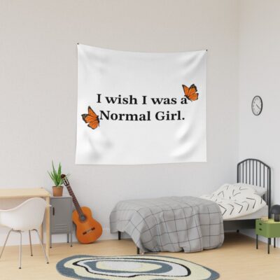 Sza Normal Girl Lyric Design Tapestry