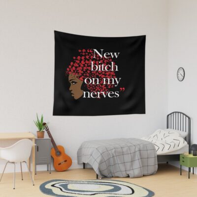 Sza Blood Stain Lyric Art Tapestry