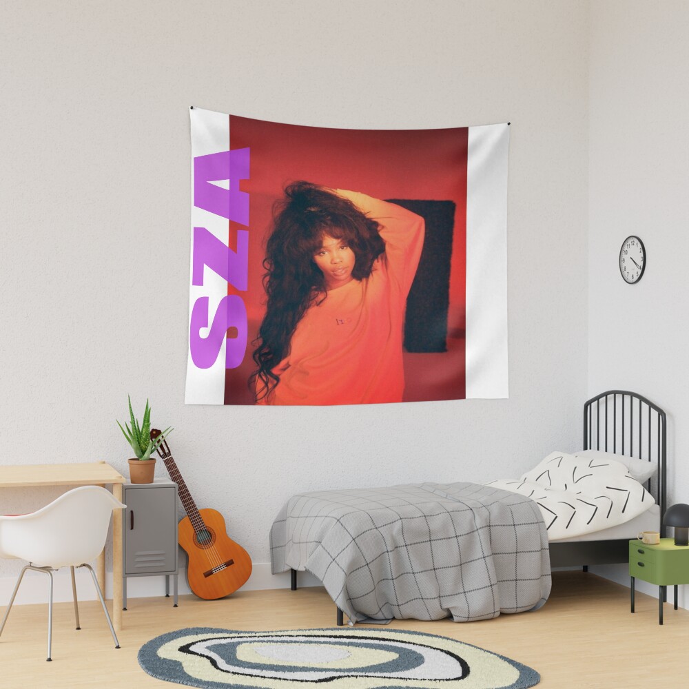 Sza Graphic Design Aesthetic Tapestry
