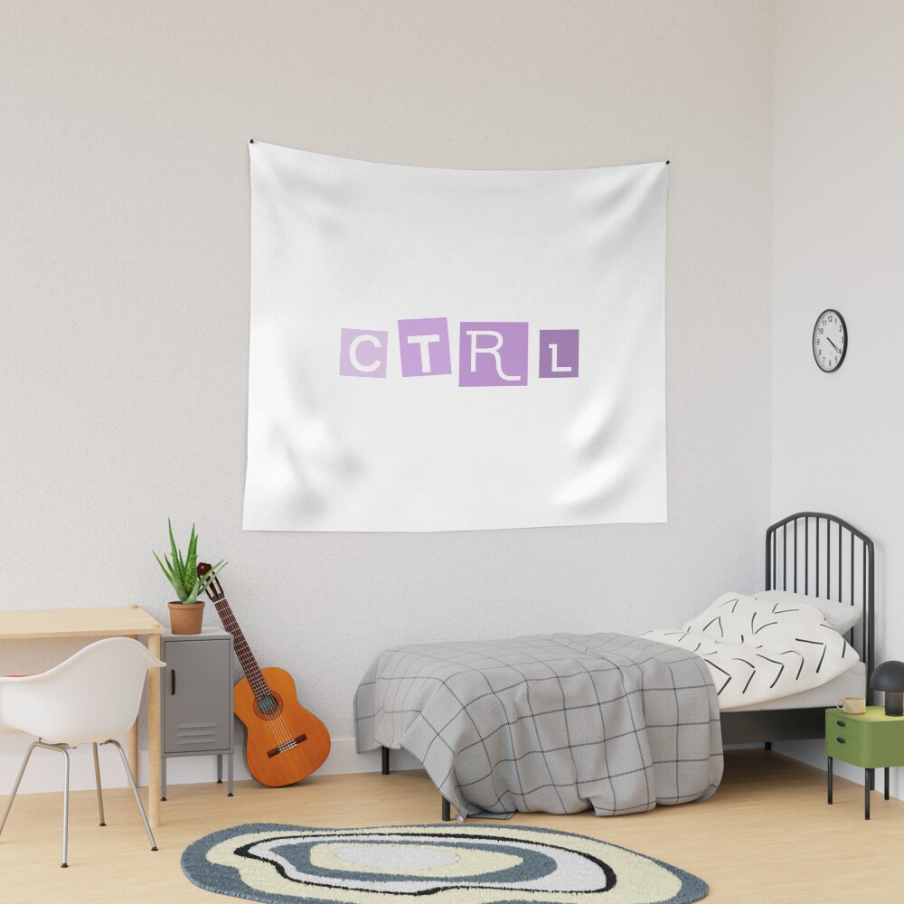 Sza Purple Ctrl Aesthetic Tapestry