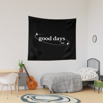 Sza Good Days Minimal Aesthetic Tapestry