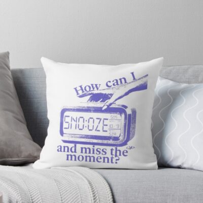 Sza Snooze The Moment Lyric Throw Pillow