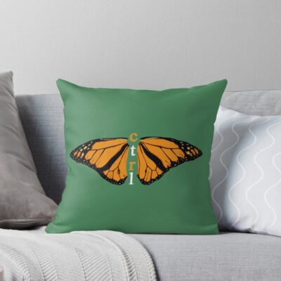 Sza Ctrl Butterfly Aesthetic Throw Pillow