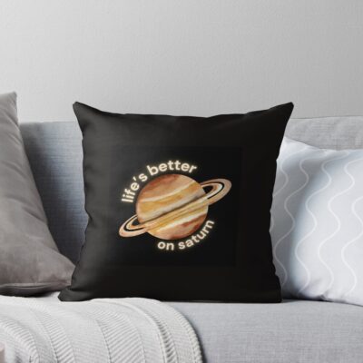 Sza Better On Saturn Aesthetic Throw Pillow