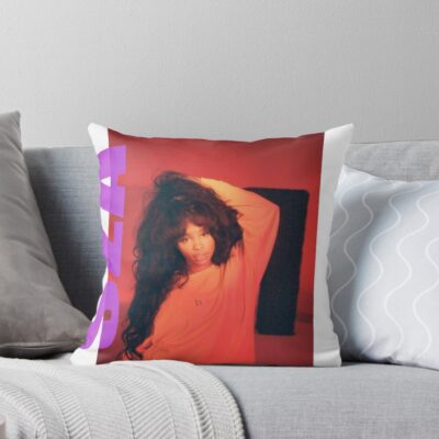 Sza Graphic Design Aesthetic Throw Pillow