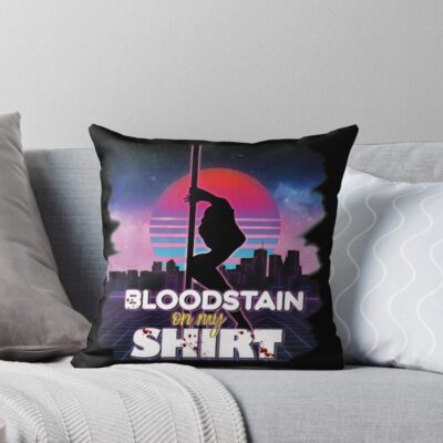 Sza Blood Stain Shirt Design Throw Pillow