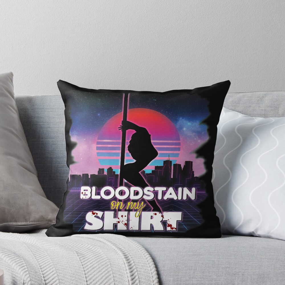 Sza Blood Stain Shirt Design Throw Pillow
