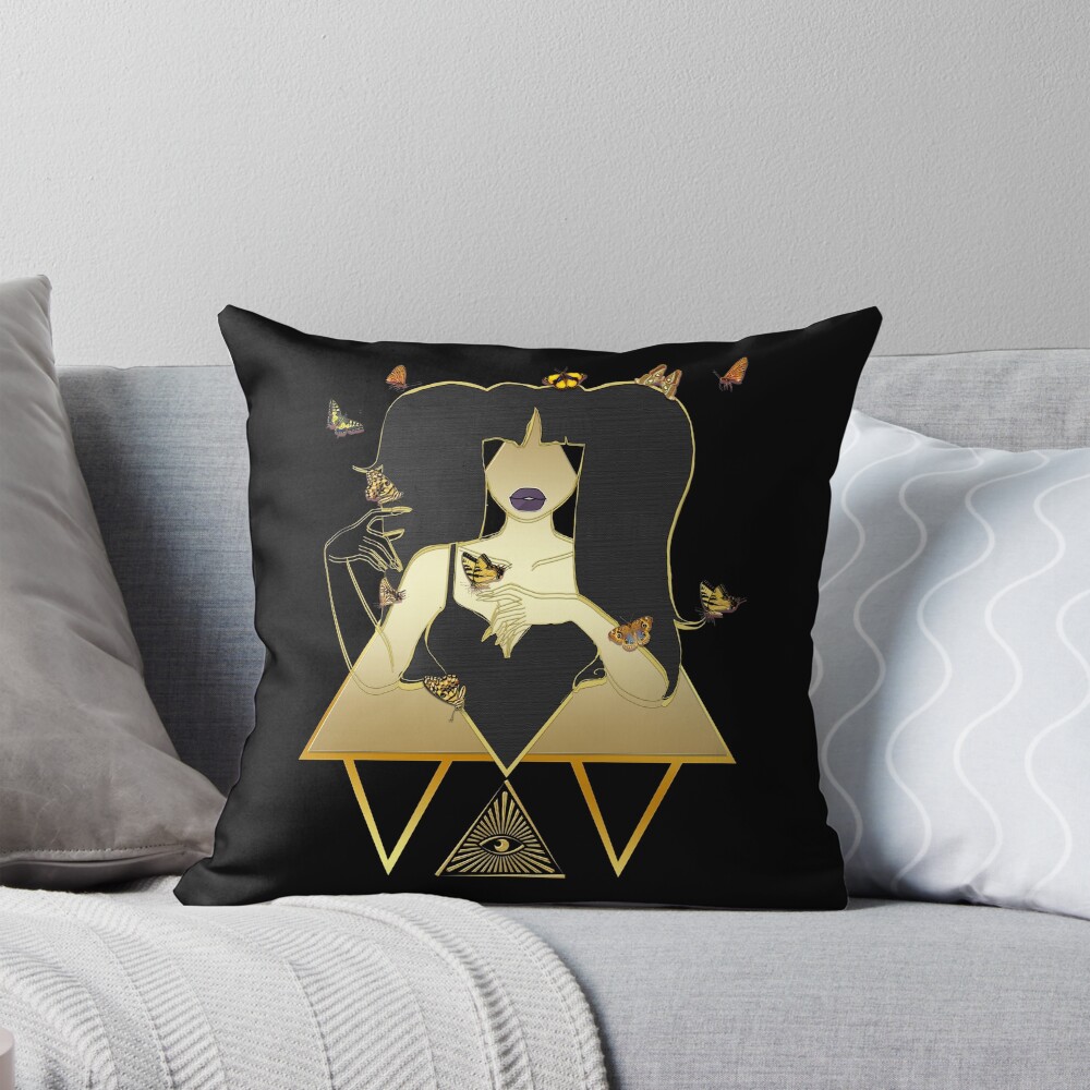Ctrl Album Style Sza Throw Pillow