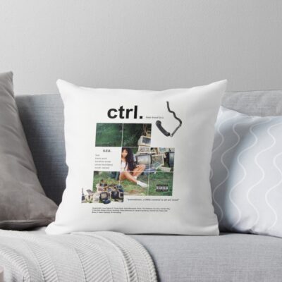 Sza Ctrl Poster Graphic Throw Pillow
